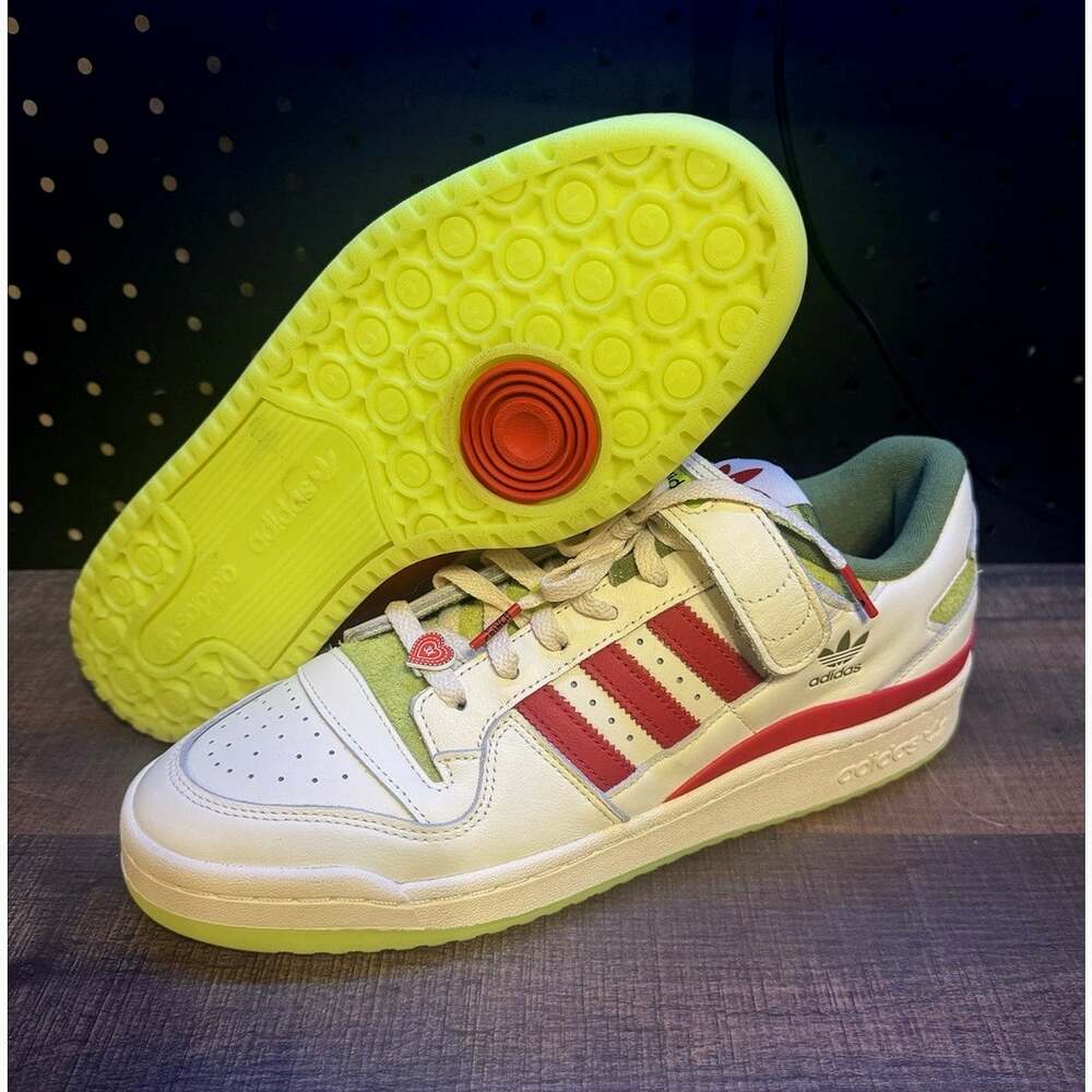 Size 11 - Dr. Seuss x adidas Forum Low The Grinch - Cream White